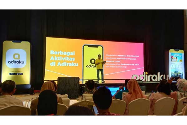 Foto peluncuran aplikasi Adiraku