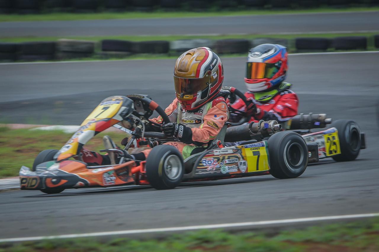 Qarrar Firhand Ali saat berlomba di AKOC 2020