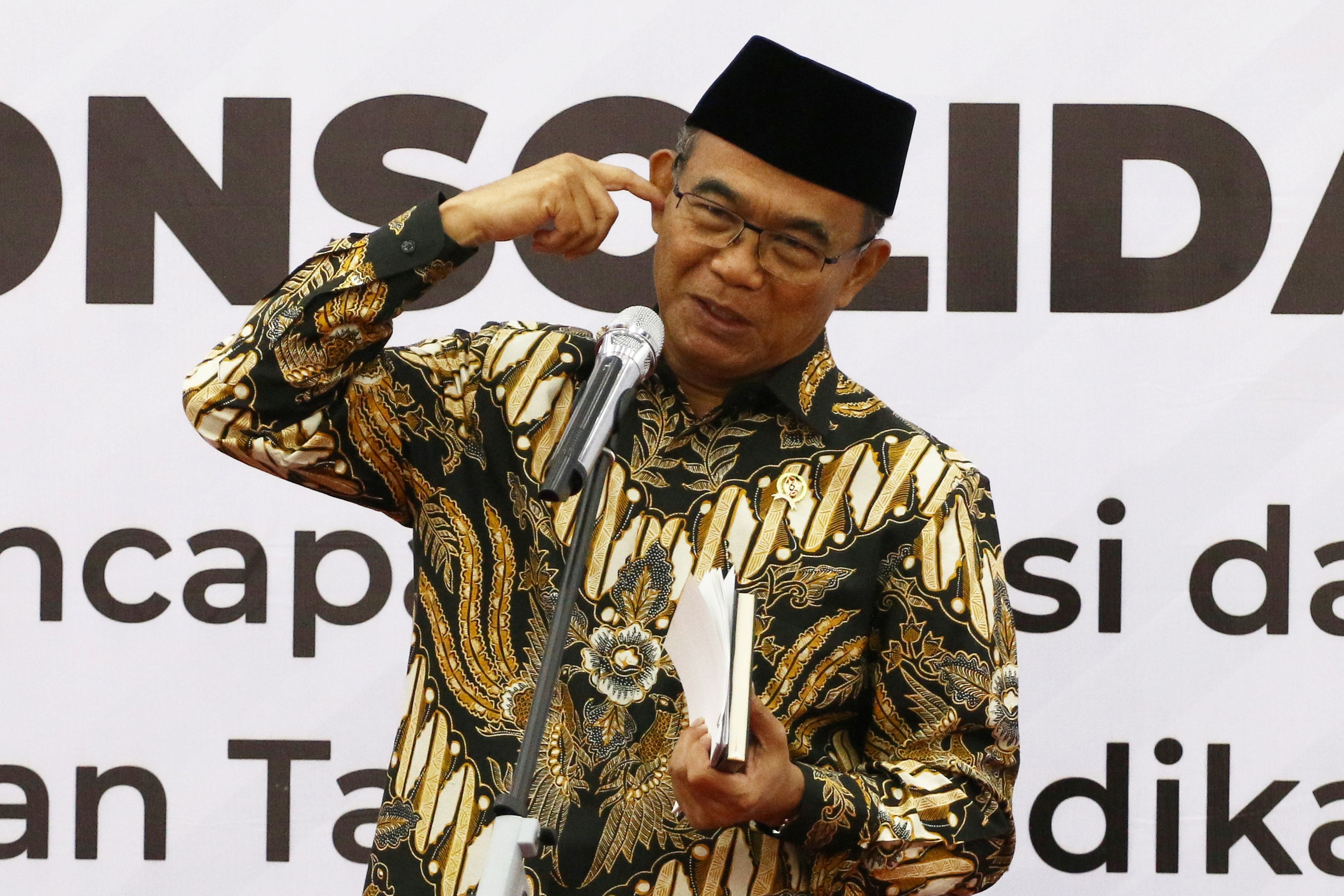 MENTERI Koordinator Bidang Pembangunan Manusia dan Kebudayaan (PMK) Muhadjir Effendy