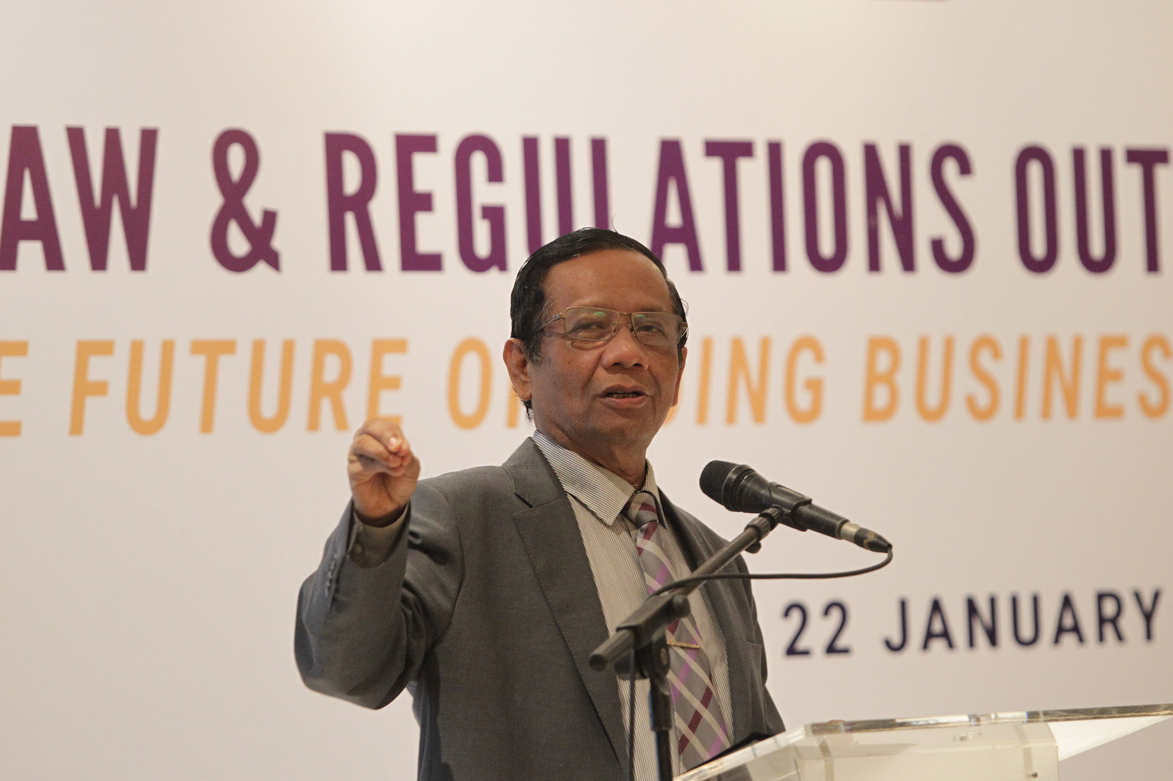 Menkopolhukam Mahfud MD