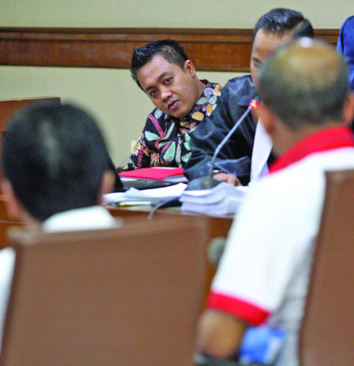 Terdakwa asisten pribadi mantan Menteri Pemuda dan Olahraga Imam Nahrawi, Miftahul Ulum mengikuti sidang lanjutan di PengadiIan Tipikor.