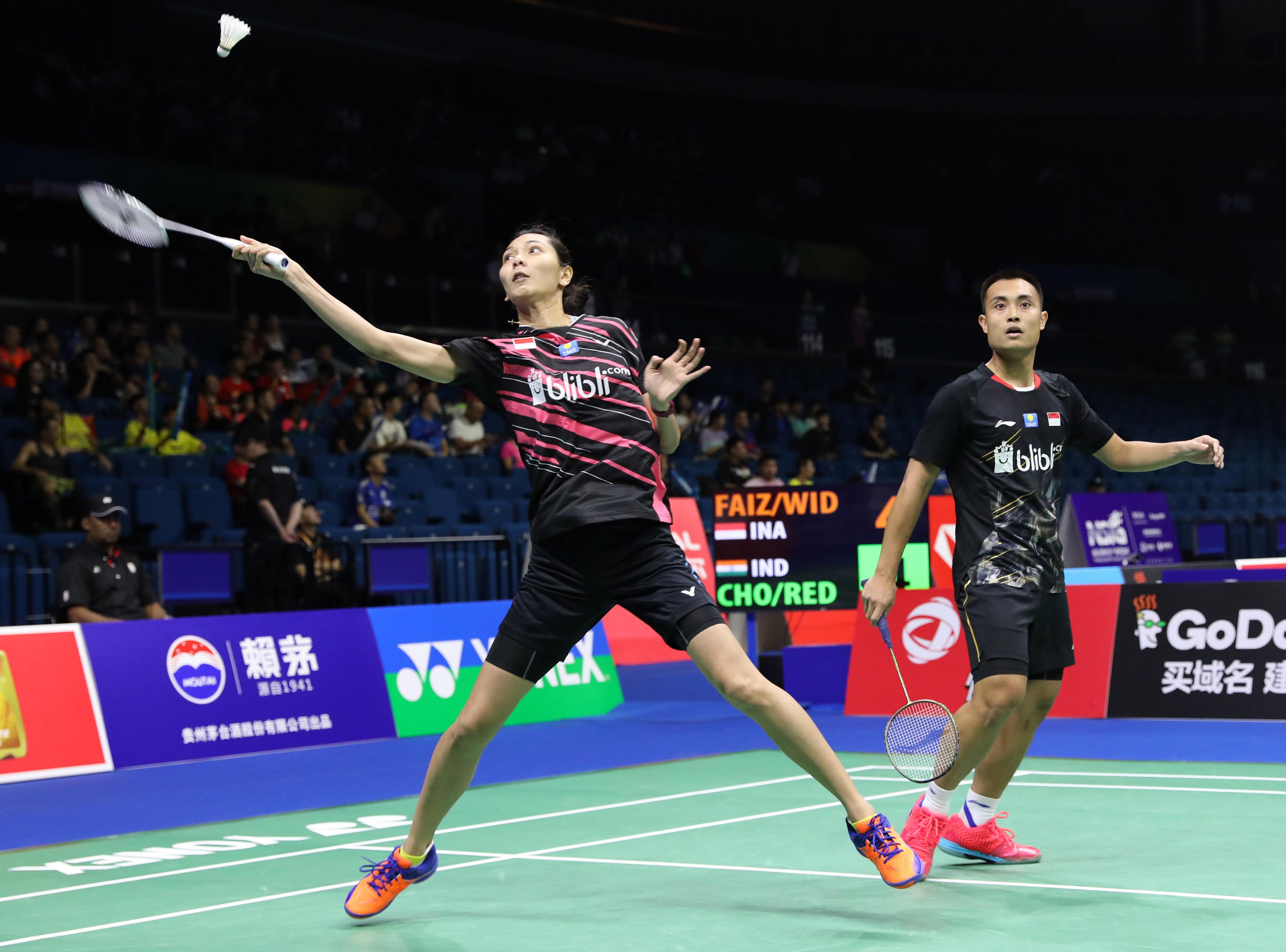 Pebulu tangkis ganda campuran Indonesia, Hafiz Faizal/Gloria Emanuelle Widjaja.