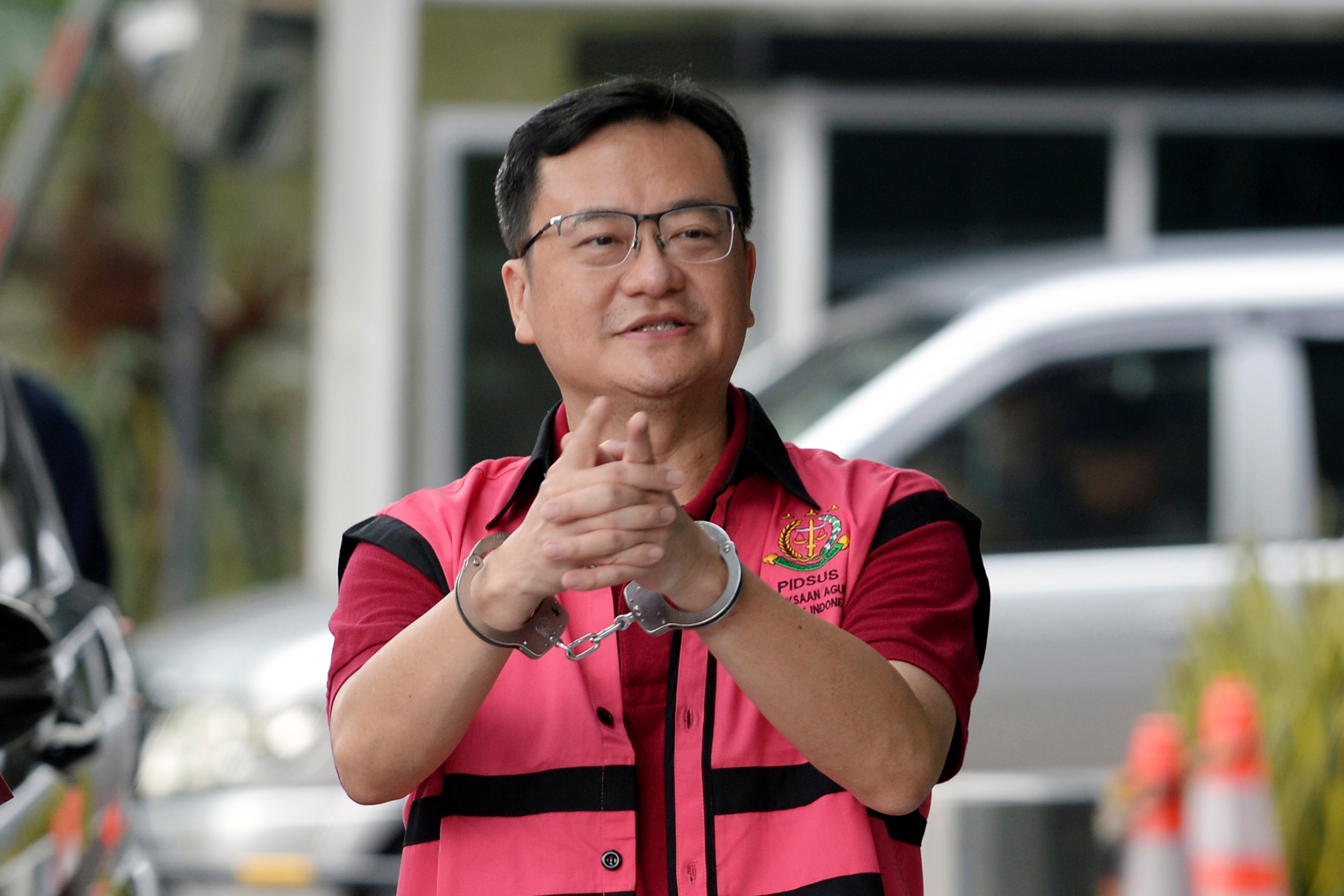   Tersangka kasus dugaan korupsi di PT Asuransi Jiwasraya (Persero) Komisaris PT Hanson Internasional Benny Tjokrosaputro