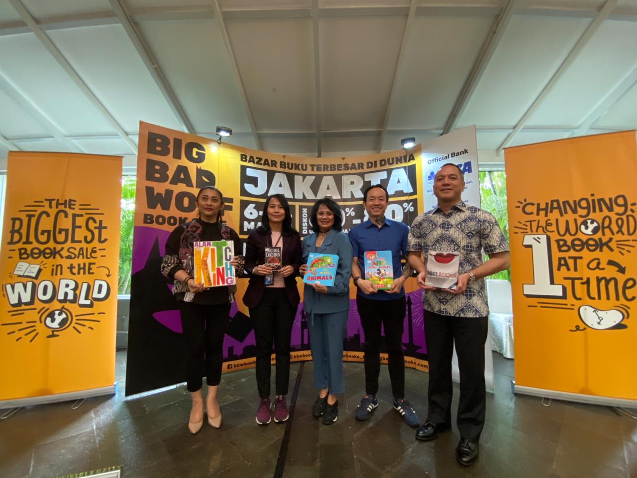 Peluncuran bazar buku Big Bad Wolf 2020