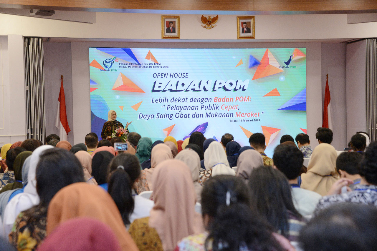 Hari Ulang Tahun  Badan POM ke-19, Selasa (18/02), Badan POM menggelar acara Open House yang mengangkat tema “Lebih dekat dengan Badan POM