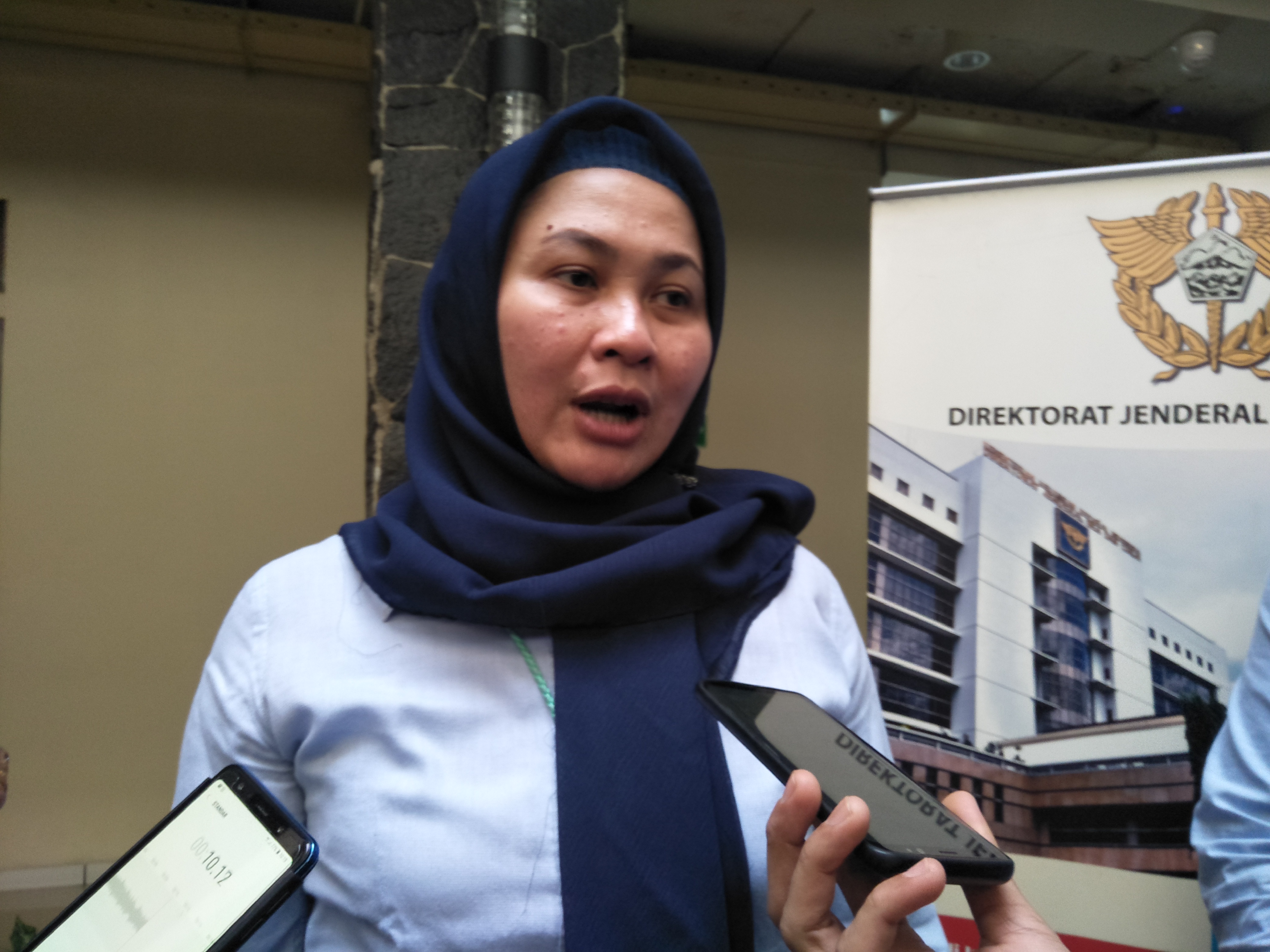 Kepala Bidang Fasilitas dan Kepabeanan Cukai Kanwil Bea dan Cukai DJBC Jawa Barat Nurtanti Widyasari saat memberi keterangan di Bandung.