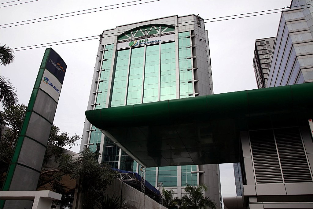 Gedung Pusat BP Jamsostek di Jakarta.