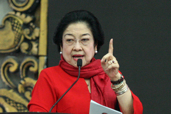 Ketua Umum Partai Demokrasi Indonesia Perjuangan Megawati Soekarnoputri 