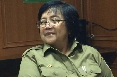 Menteri Lingkungan Hidup dan Kehutanan Siti Nurbaya.