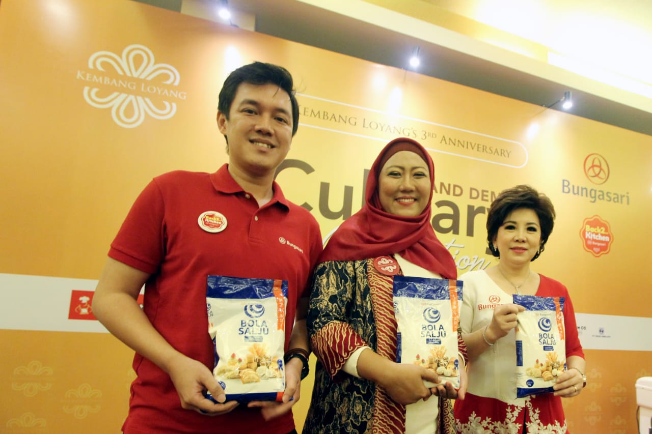 Grand Demo Culinary Celebration di kawasan Jalan Pemuda, Jakarta, Sabtu (8/2).