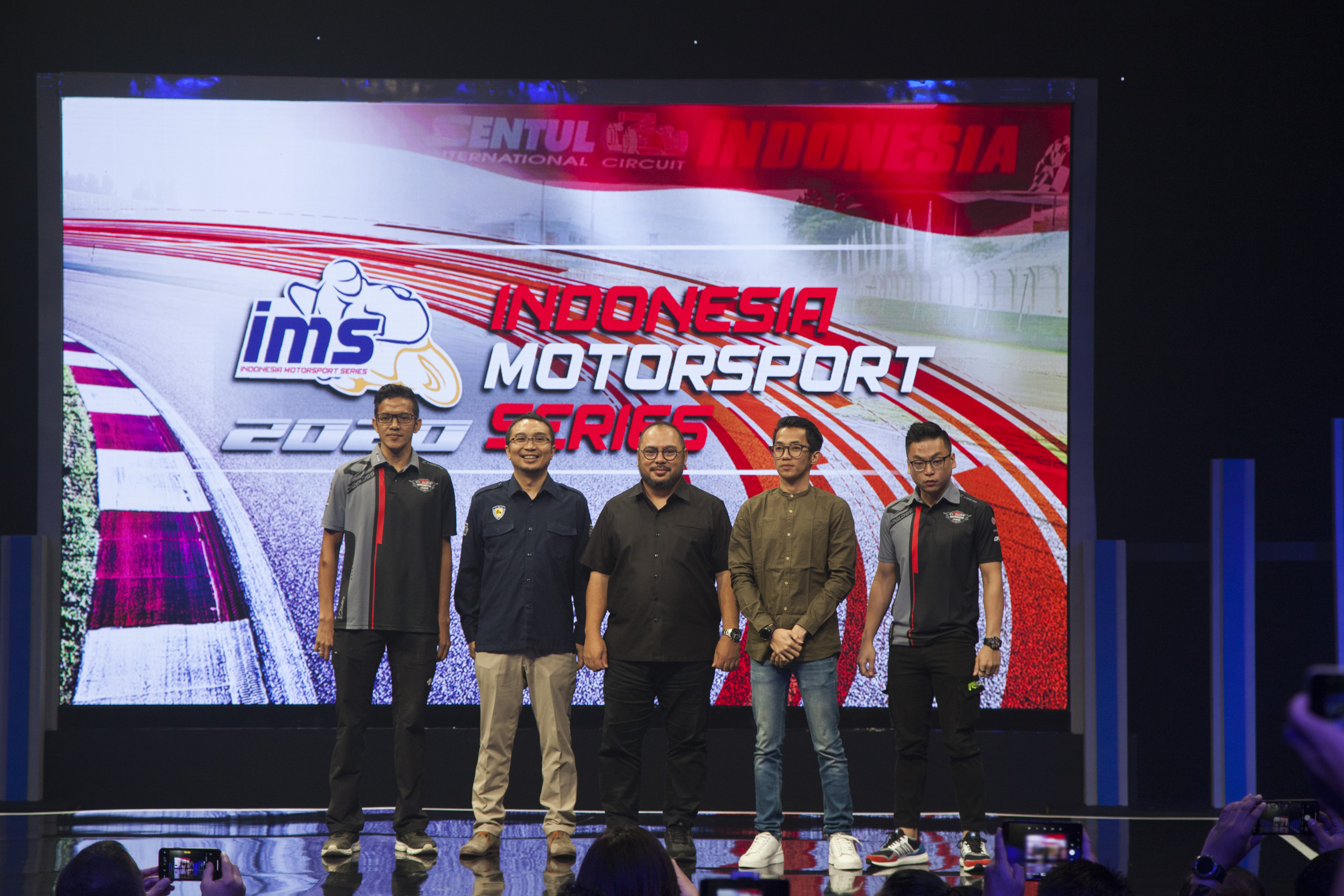 Ajang balap Indonesia Motorsport Series (IMS) 2020 diluncurkan di Grand Studio Metro TV, Jakarta.