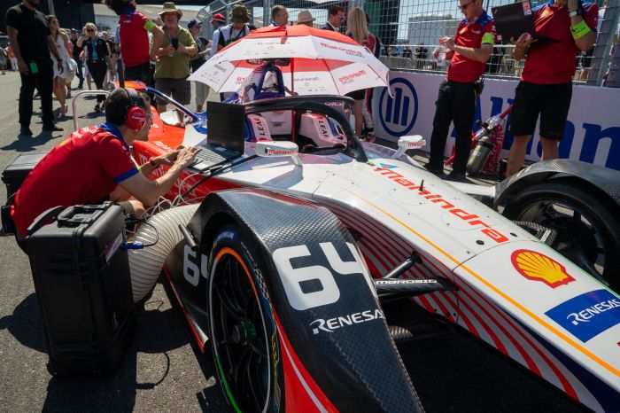 Seri Formula E di Ney York, Amerika.