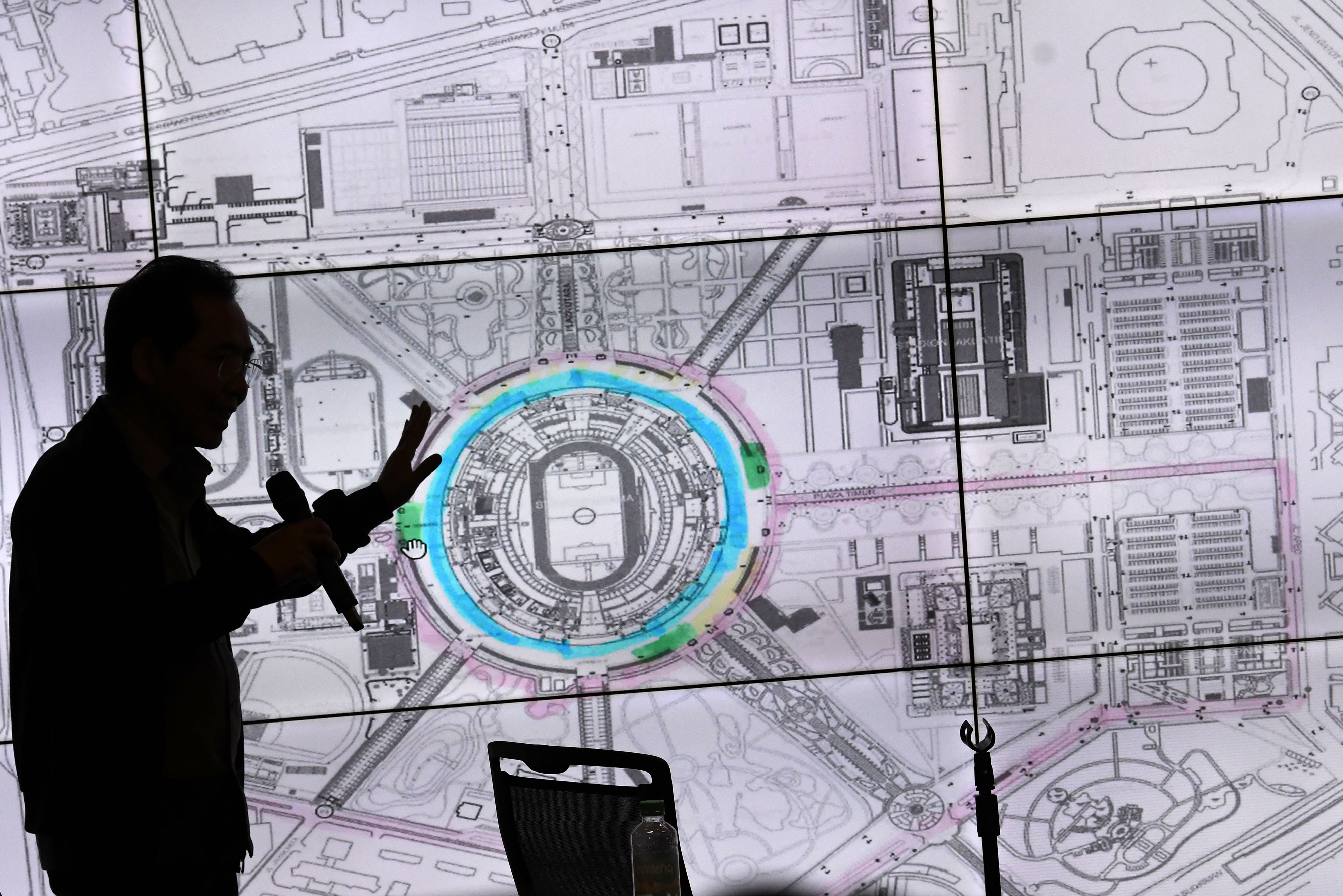 Direktur Utama Pusat Pengelola Komplek Gelora Bung Karno (PPK GBK) Winarto