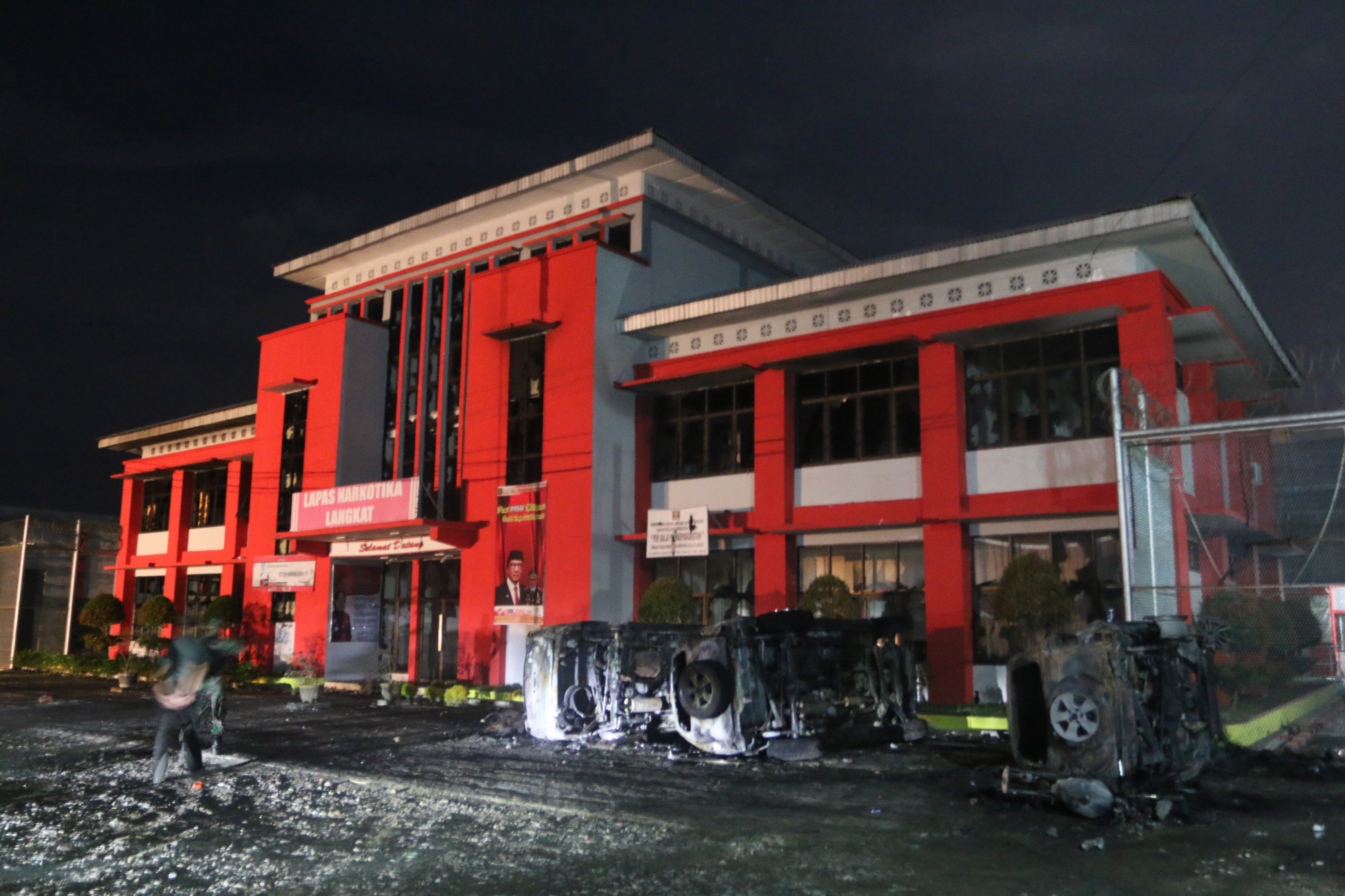 Kondisi Lapas Kabanjahe pasca kerusuhan