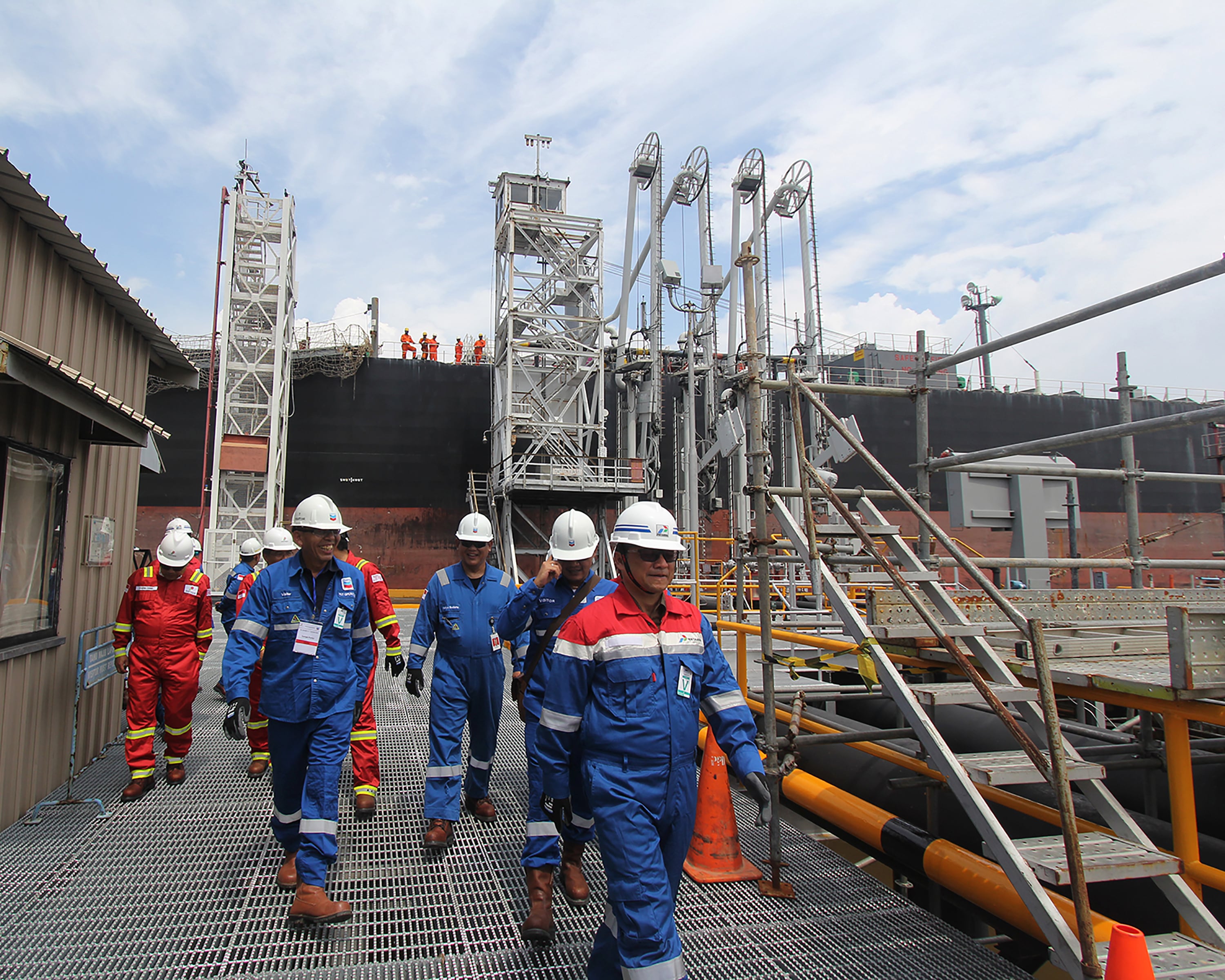 Lifting perdana minyak mentah Blok Rokan.