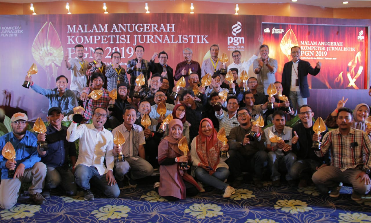 Malam penganugerahan KJPGN di Kantor Pusat PGN Jakarta, Jumat (7/2).