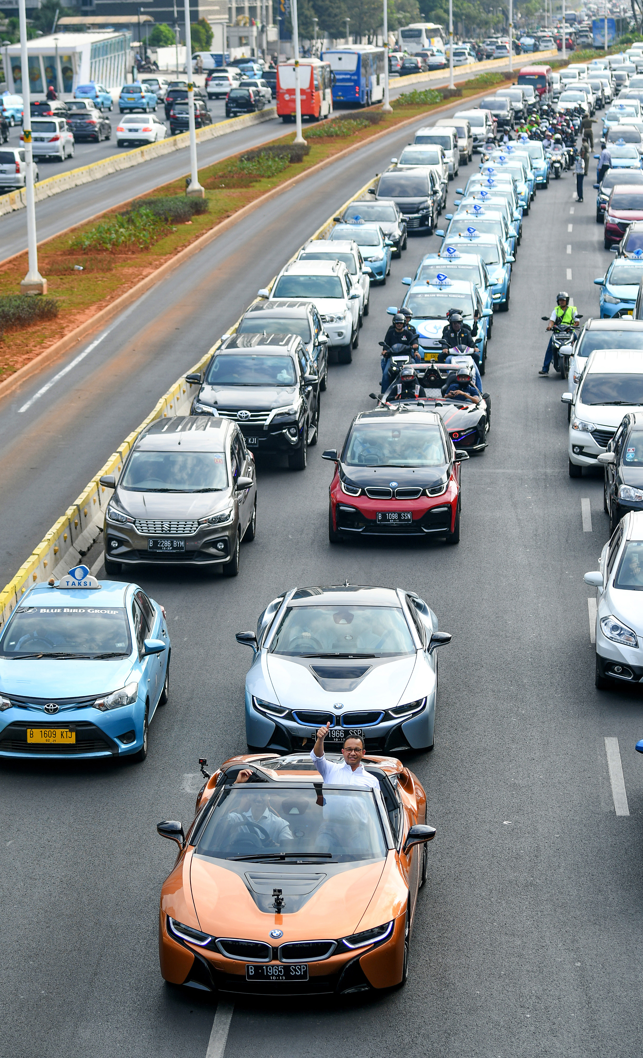 rangkaian dari promosi Pemprov DKI Jakarta dalam menyambut penyelenggaraan balap mobil listrik Formula E tahun 2020