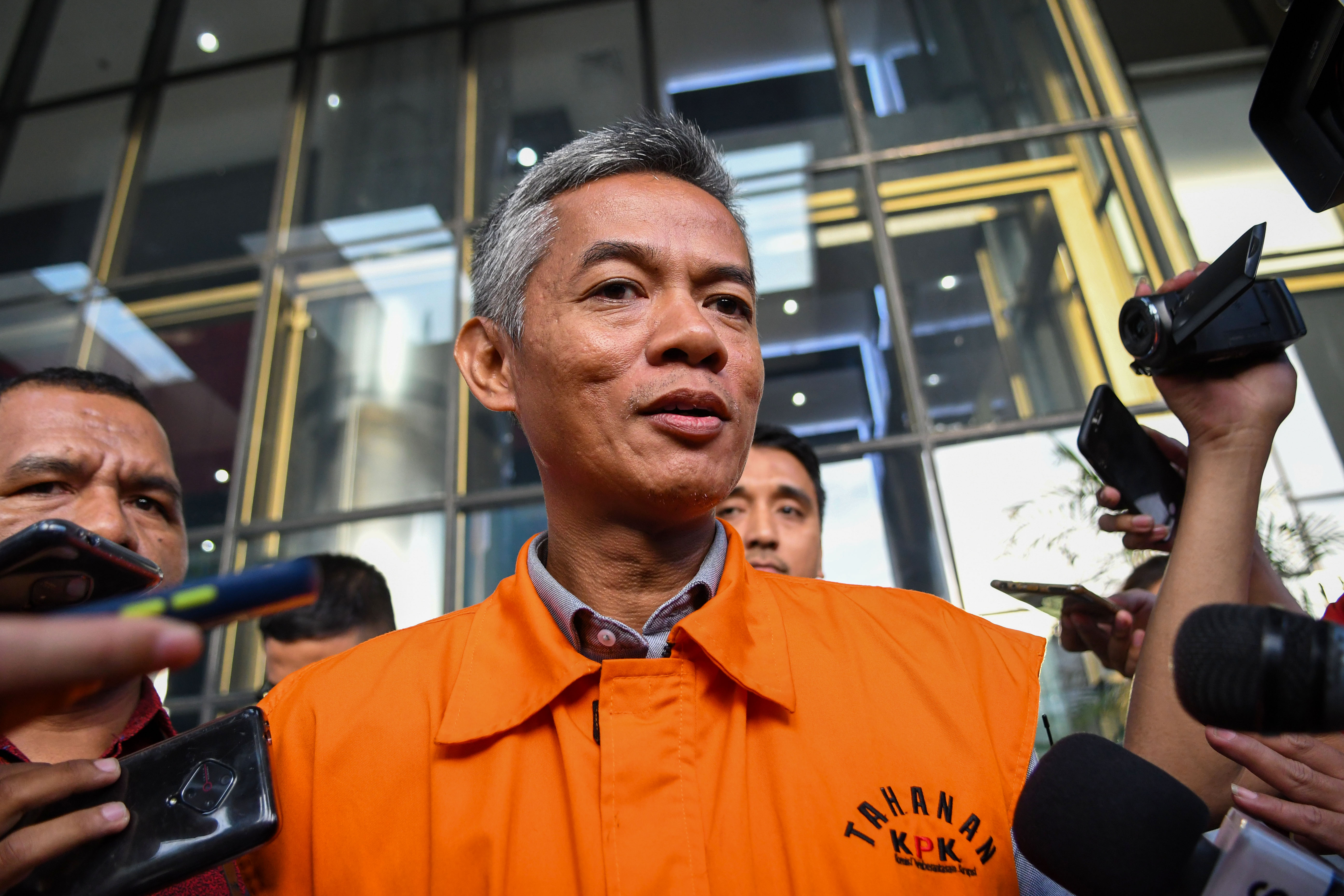 Tersangka mantan Komisioner KPU Wahyu Setiawan