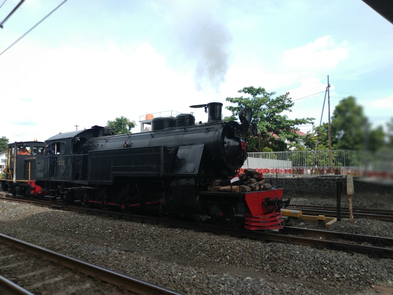 Kereta Api Uap yang sudah direstorasi