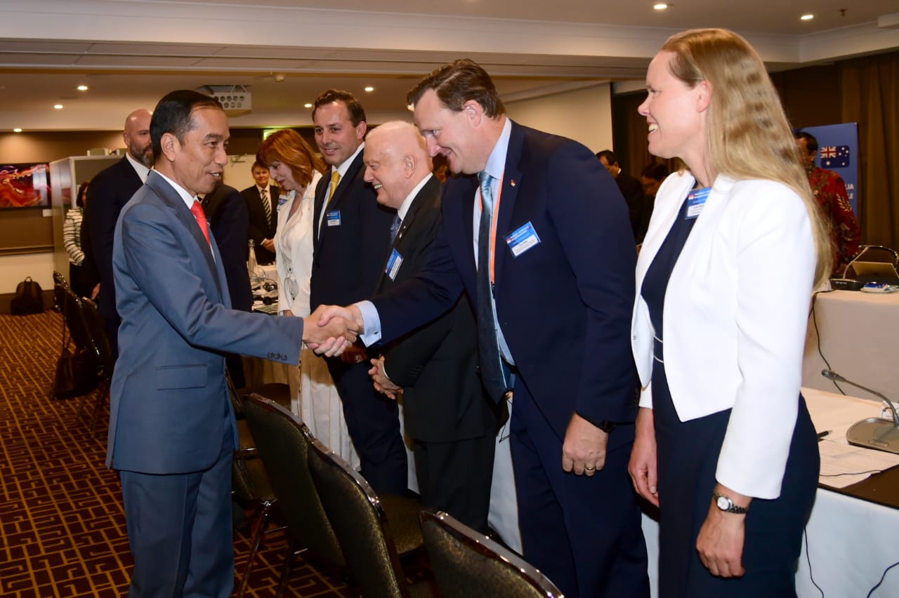 Pertemuan Jokowi dan Pengusaha Australia