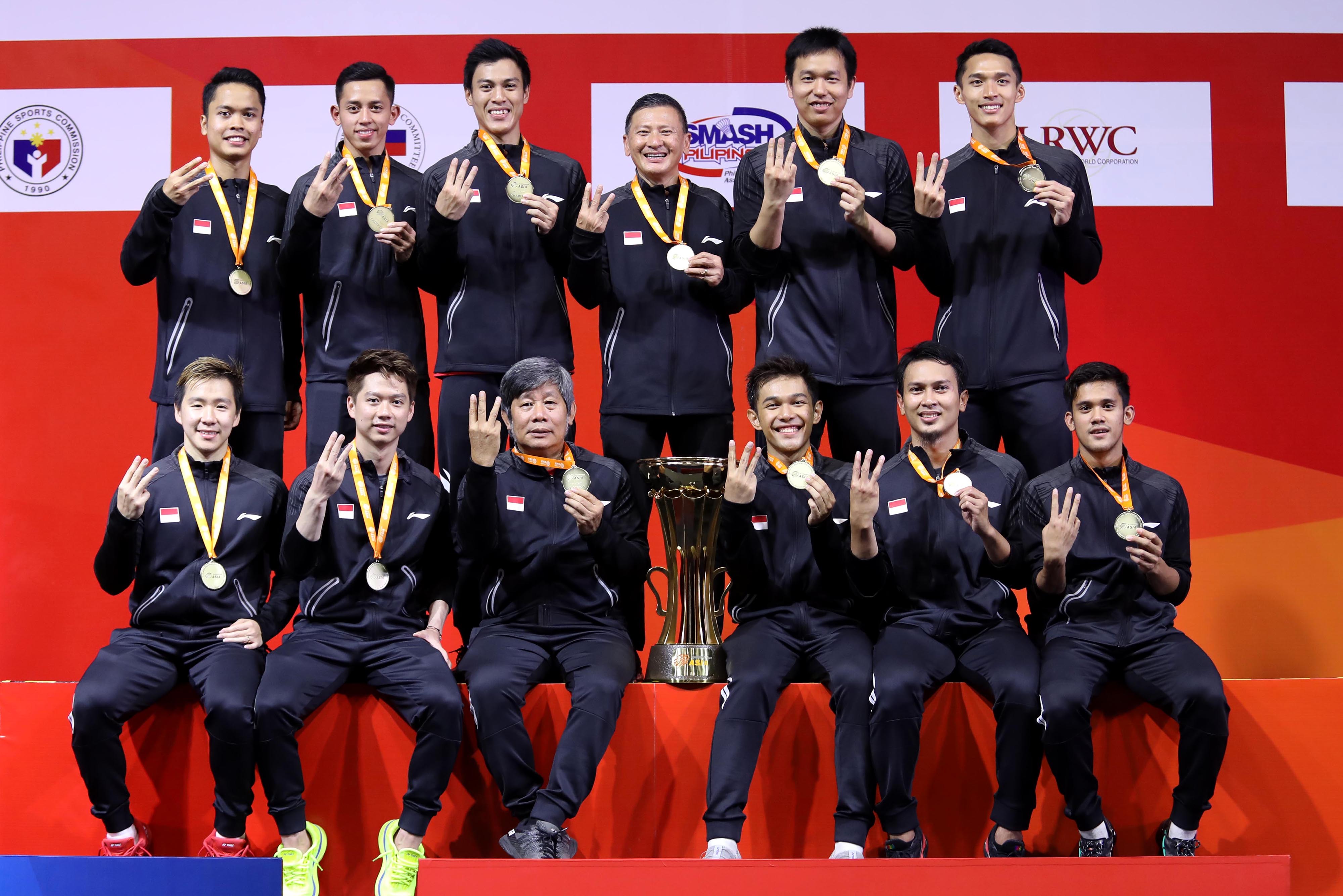 Tim putra Indonesia menjadi juara di Badminton Asia Team Championships (BATC) 2020 di Rizal Memorial Coliseum, Manila, Filipina.