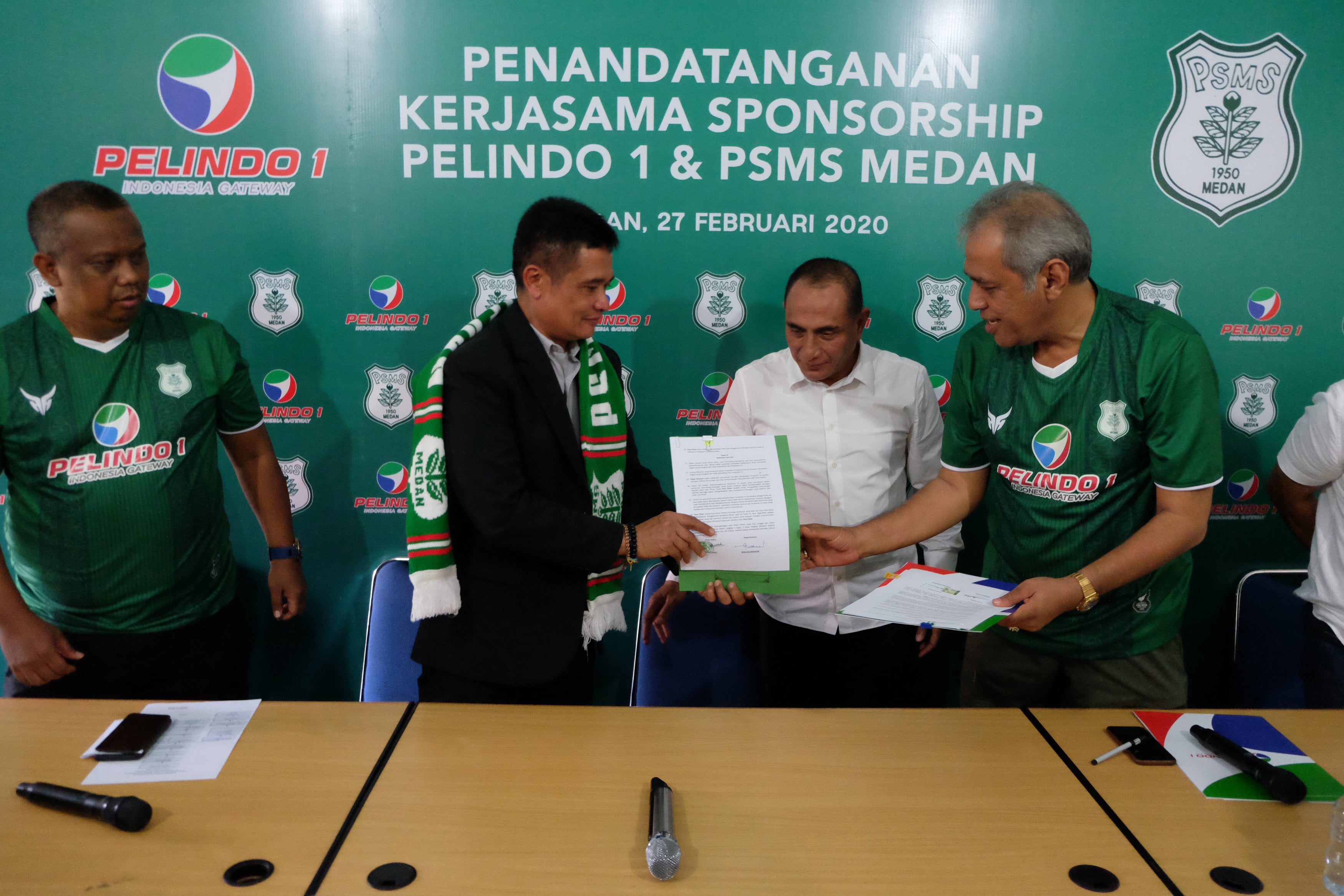 PELINDO I DUKUNG PSMS
