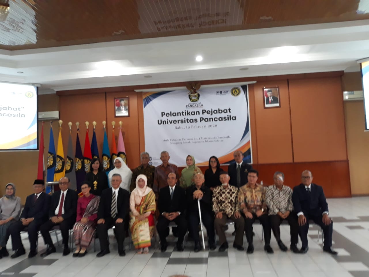 Pelantikan Wakil Rektor dan Dosen di Universitas Pancasila