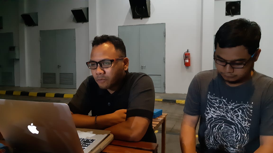 ketua dan Sekretaris Forum Jurnalis Aceh Jakarta