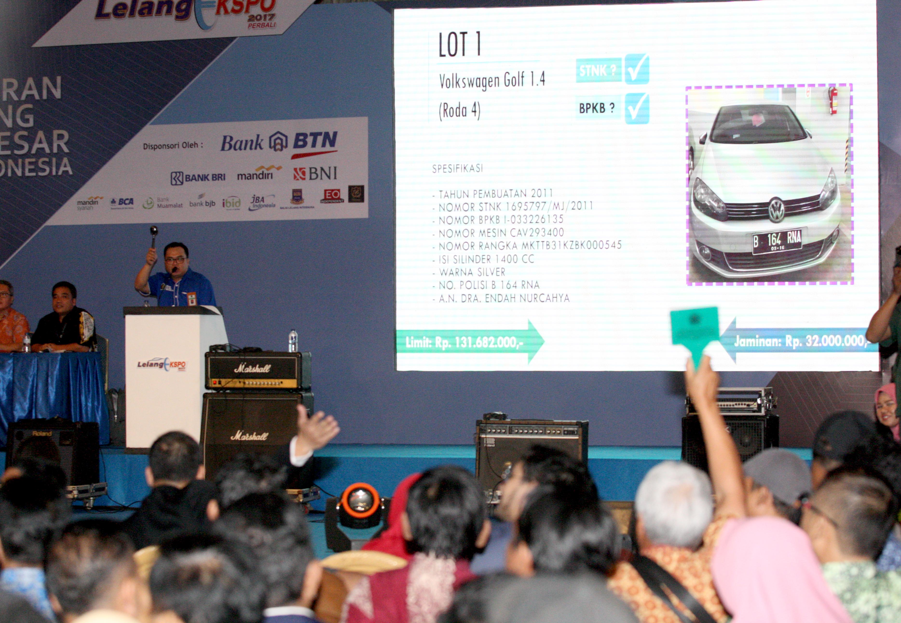 Lelang barang sitaan KPK