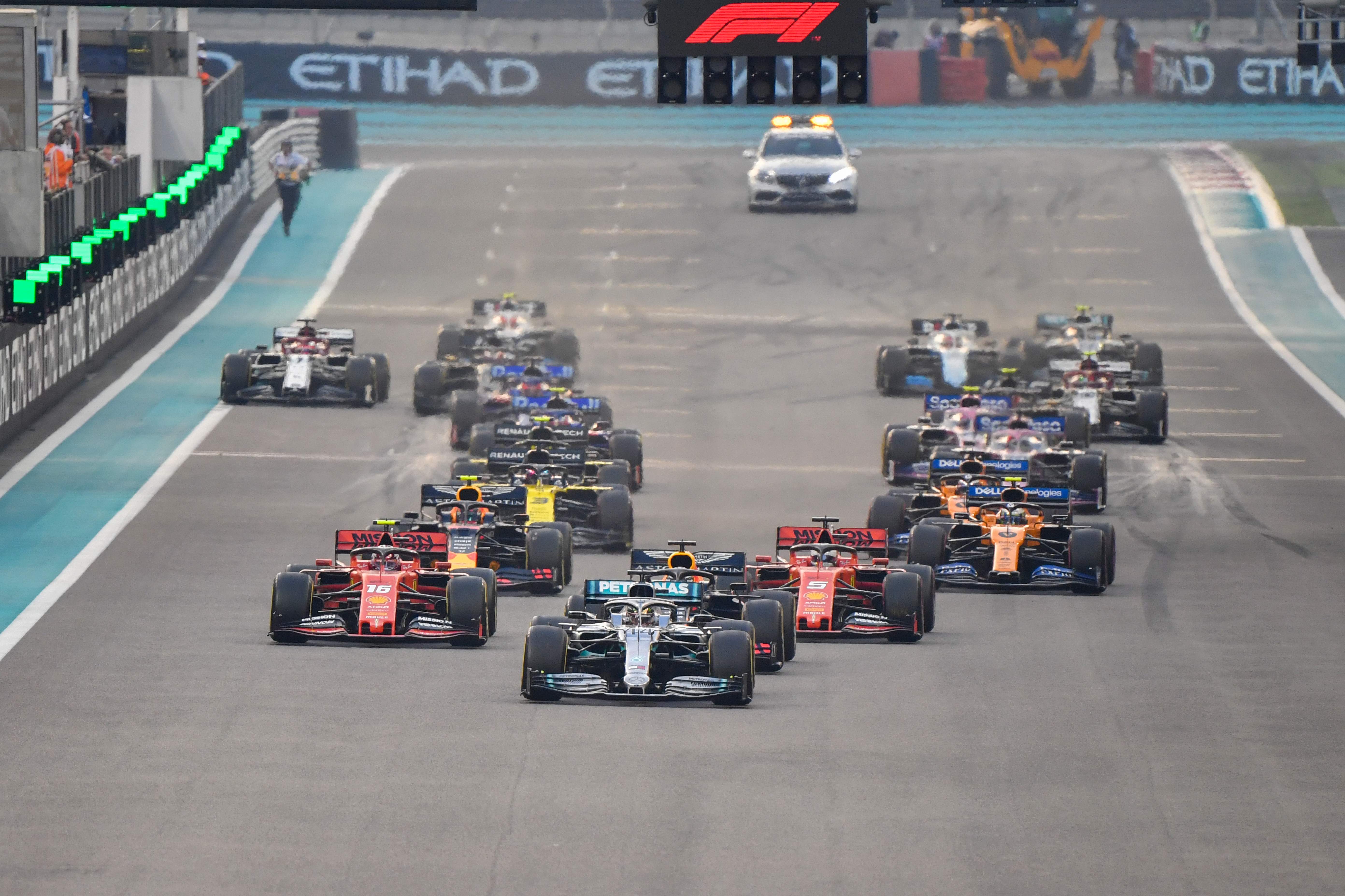 Suasana balapan Formula 1 di Abu Dhabi