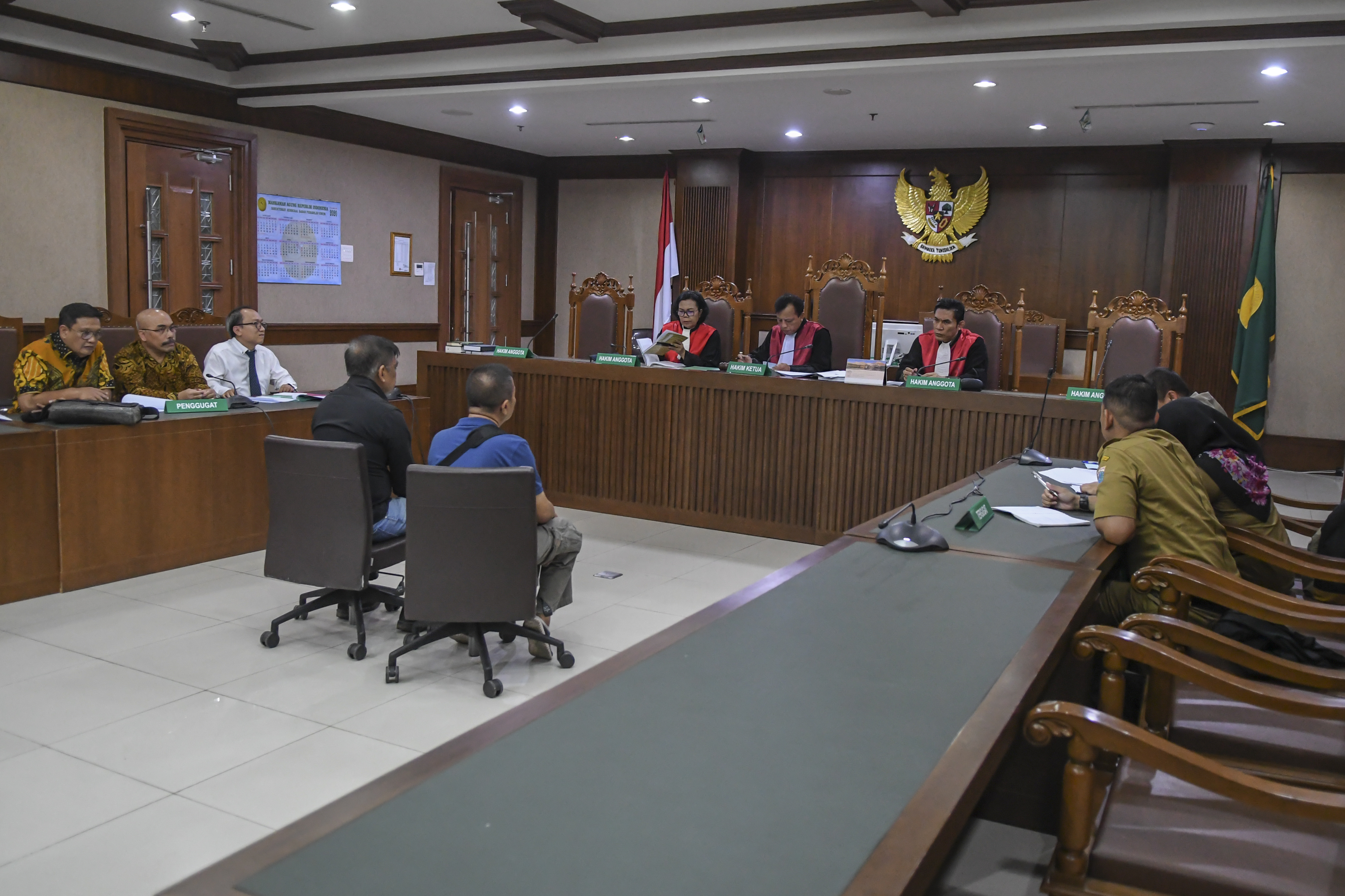 Suasana sidang gugatan 