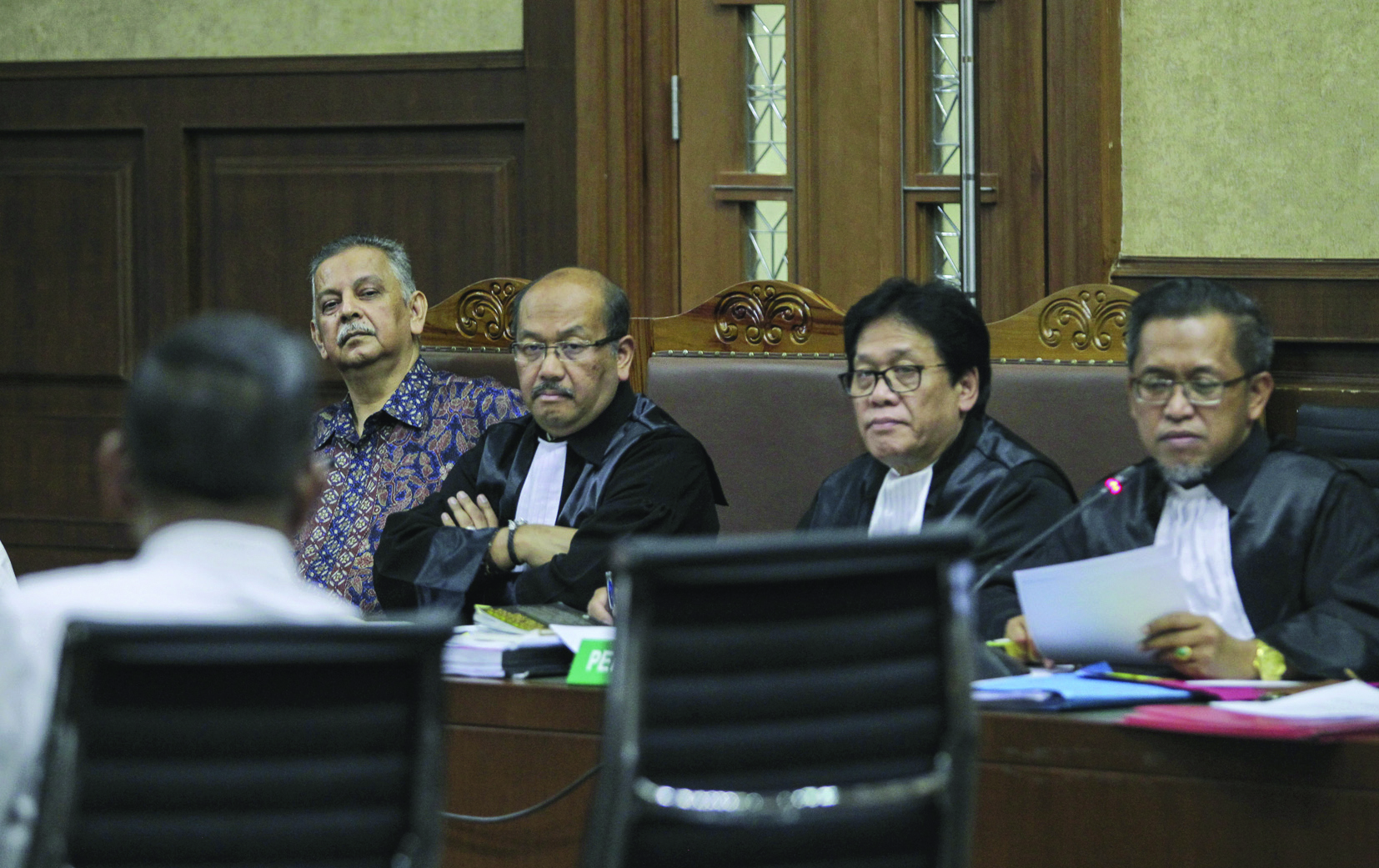  Mantan Direktur Utama PLN Sofyan Basir hadir di Pengadilan Negeri Jakarta Pusat.