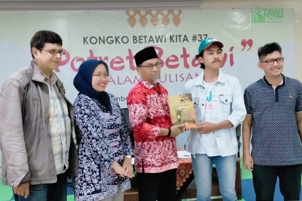 Diskusi Kongko Betawi Kita #37 di di Aula Perpustakaan Daerah Cikini, Taman Ismail Marzuki.