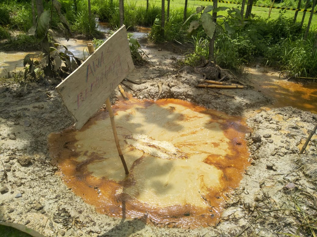 Sumur bekas pengeboran minyak era Belanda