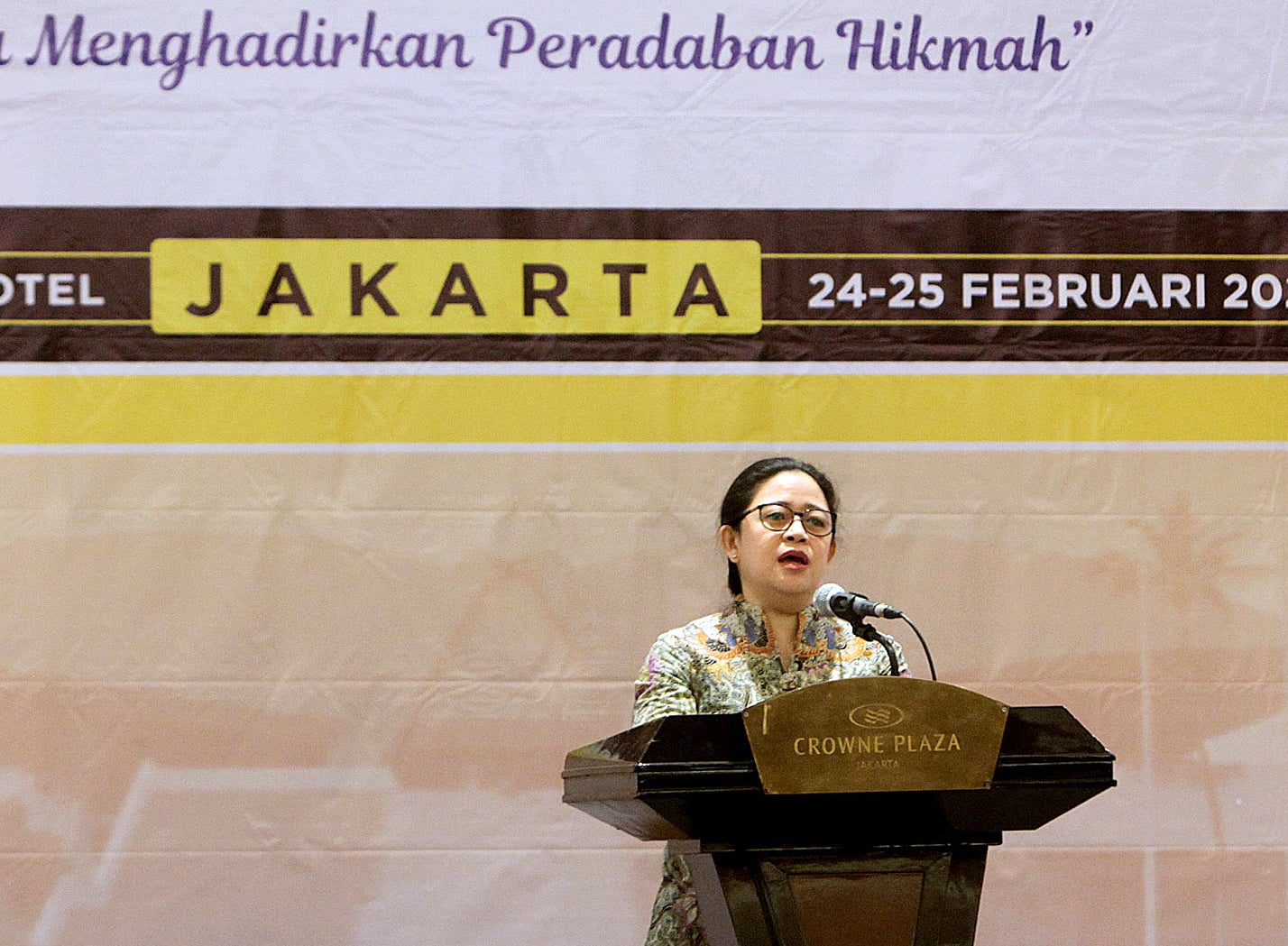 Ketua Dewan Perwakilan Rakyat Puan Maharani 