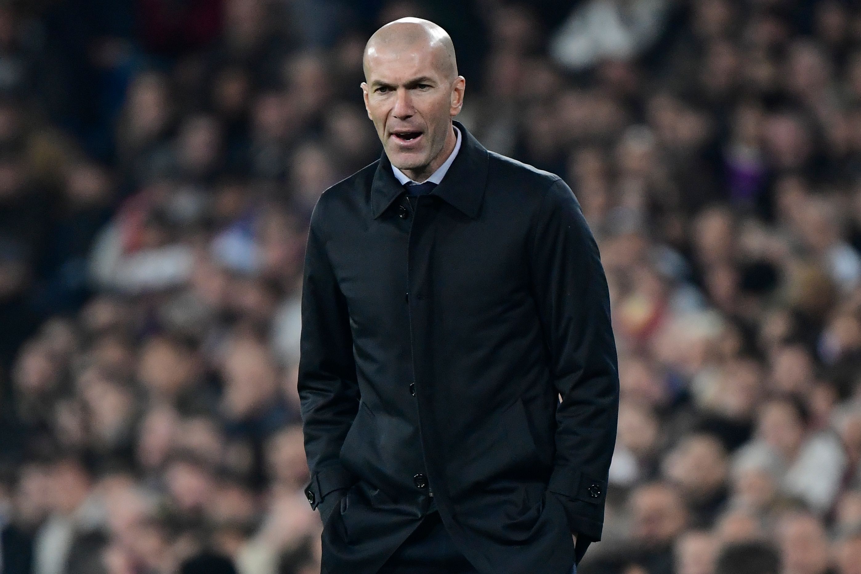 Pelatih Real Madrid Zinedine Zidane