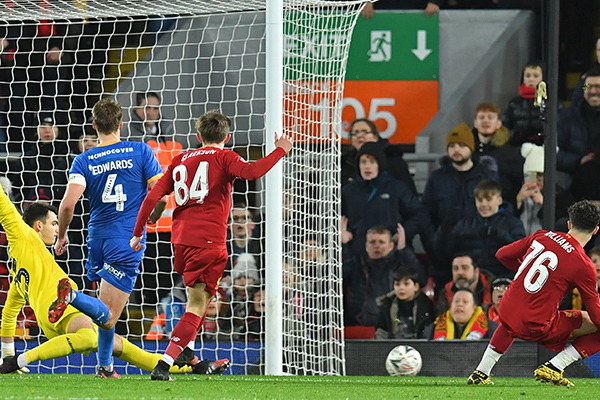 Liverpool vs Shrewsbury Town