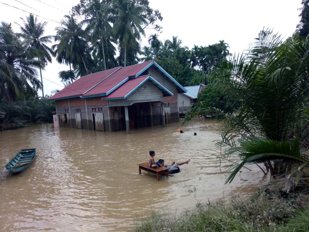 Banjir di Jambi akhir Januari 2020.