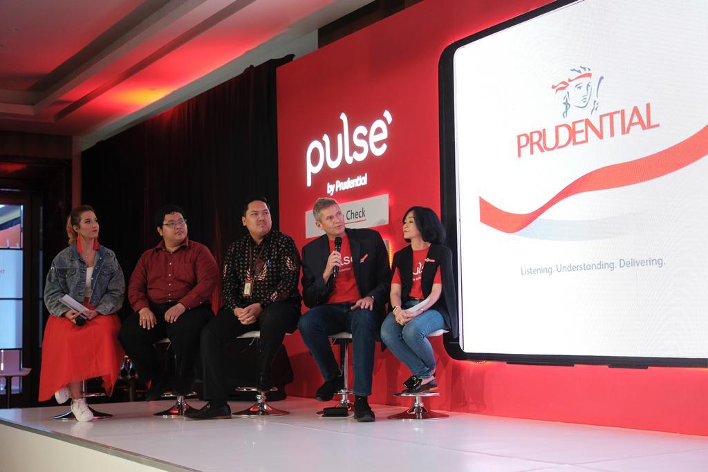 Aplikasi Pulse diluncurkan perusahaan asuransi PT Prudential Life Assurance (Prudential Indonesia) di Jakarta. 
