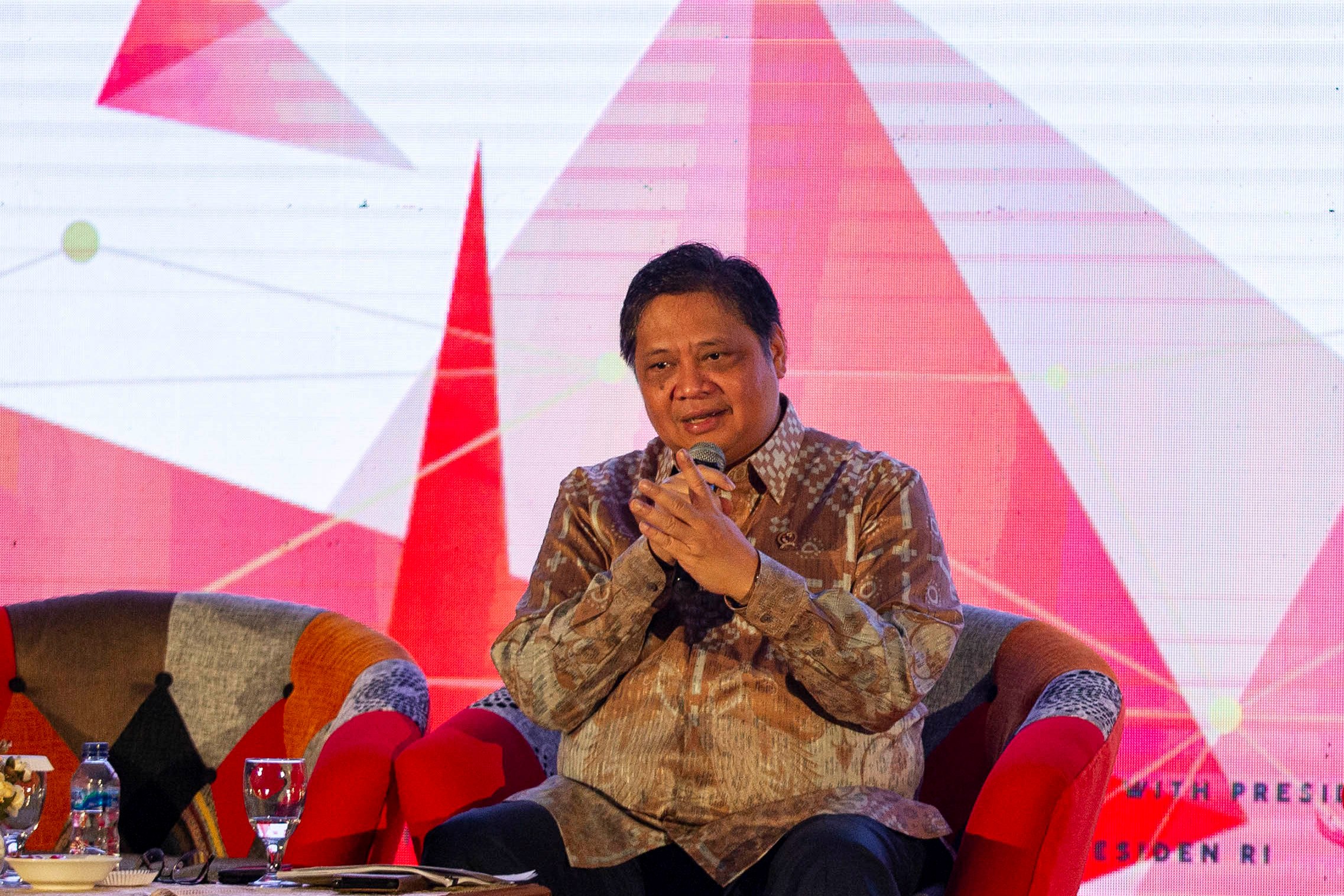 Menteri  Koordinator Bidang Perekonomian, Airlangga Hartarto 