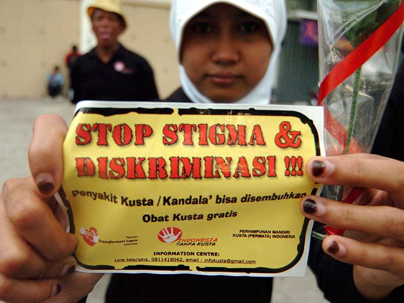 Aksi solidaritas memperingati Hari Kusta se-dunia di Makassar