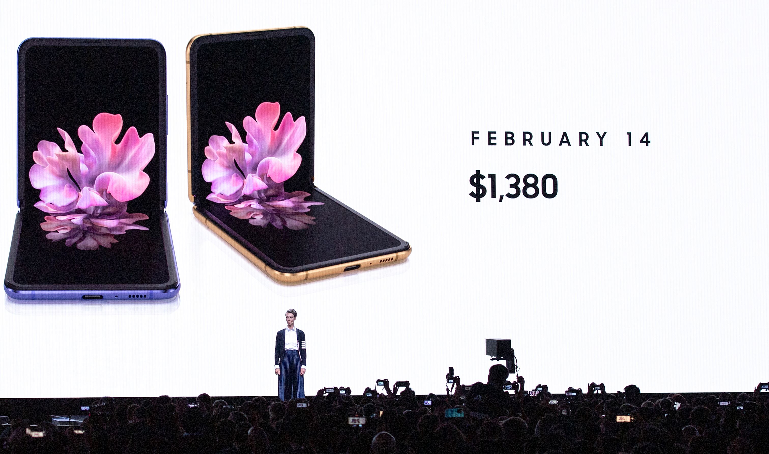 Momen peluncuran Samsung Galaxy Z Flip