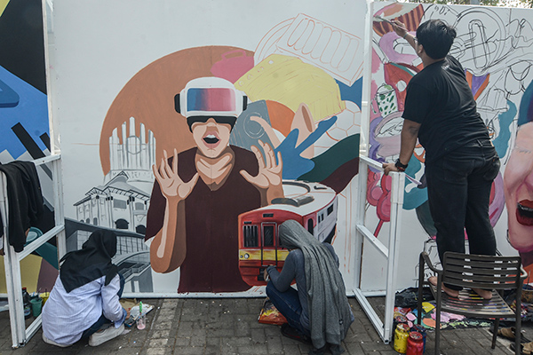 Polres Magelang Gelar Kompetisi Mural