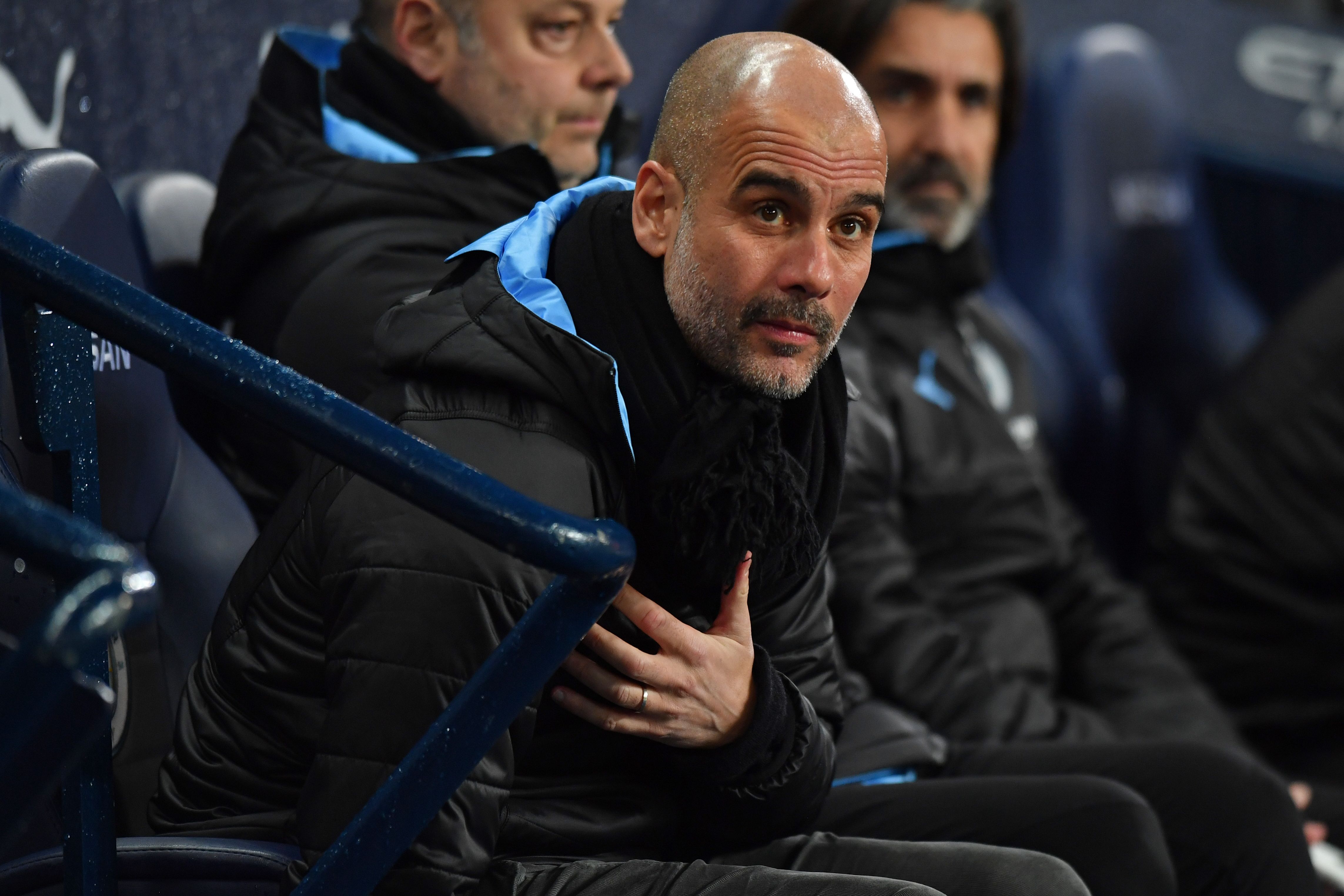 Pelatih Manchester City pep Guardiola
