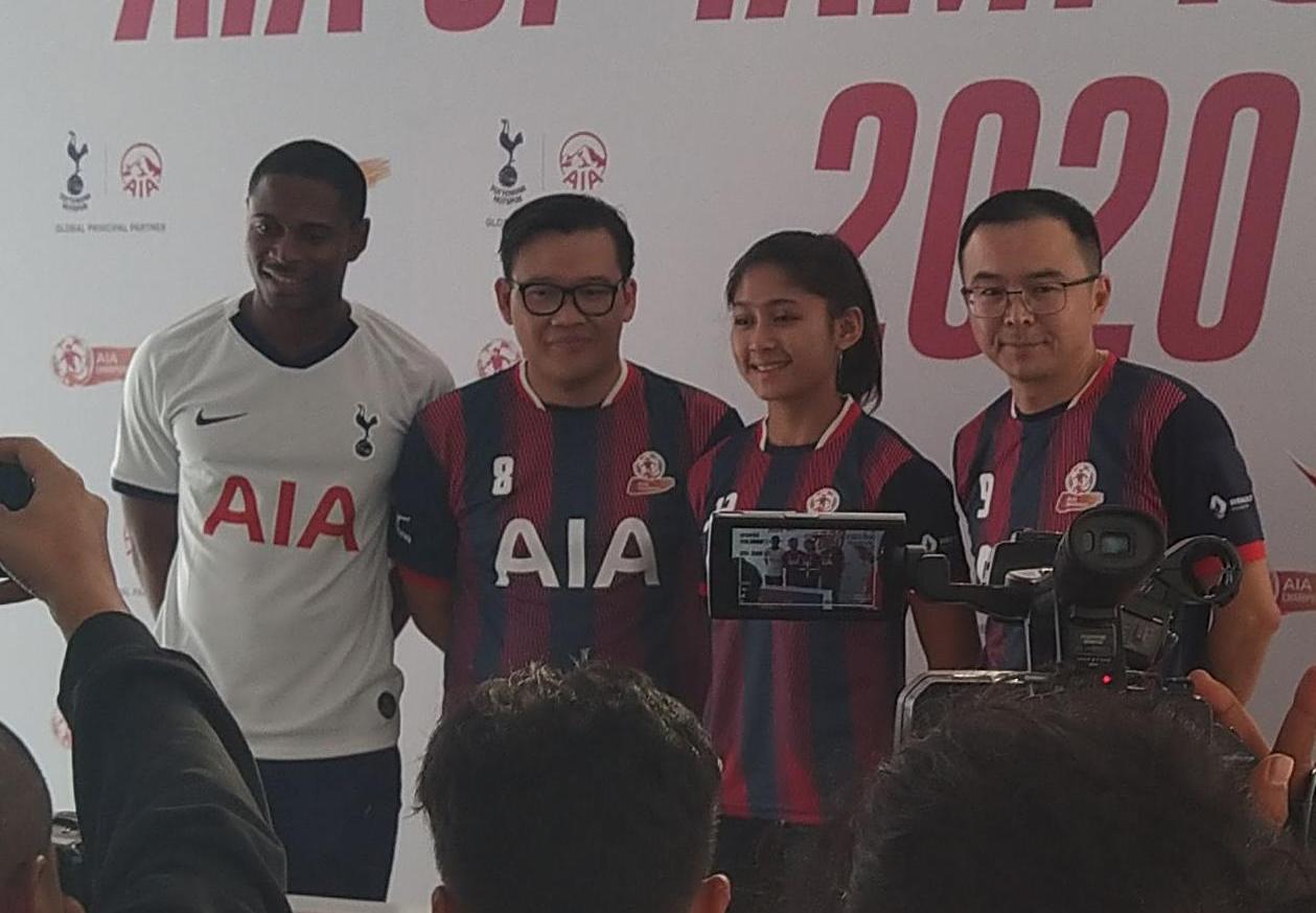 Jumpa pers Kompetisi sepak bola AIA Championship 2020 di Jakarta, Sabtu (8/2).