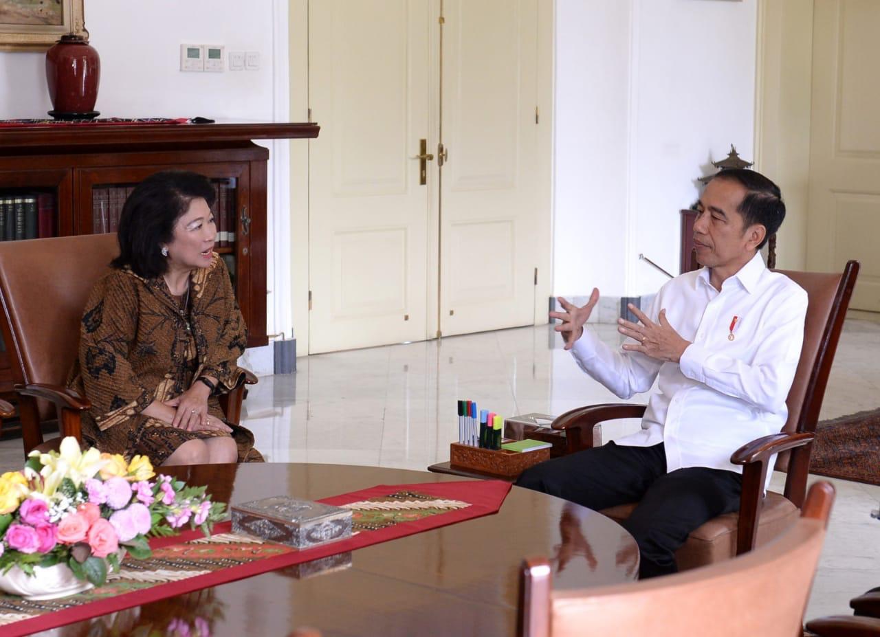 Joko Widodo dan Mari Elka Pangestu