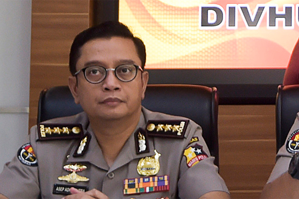 Kepala Bagian Penum Humas Polri, Kombes Pol Asep Adi Saputra.