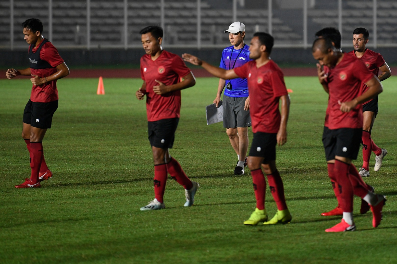Latihan timnas Indonesia 