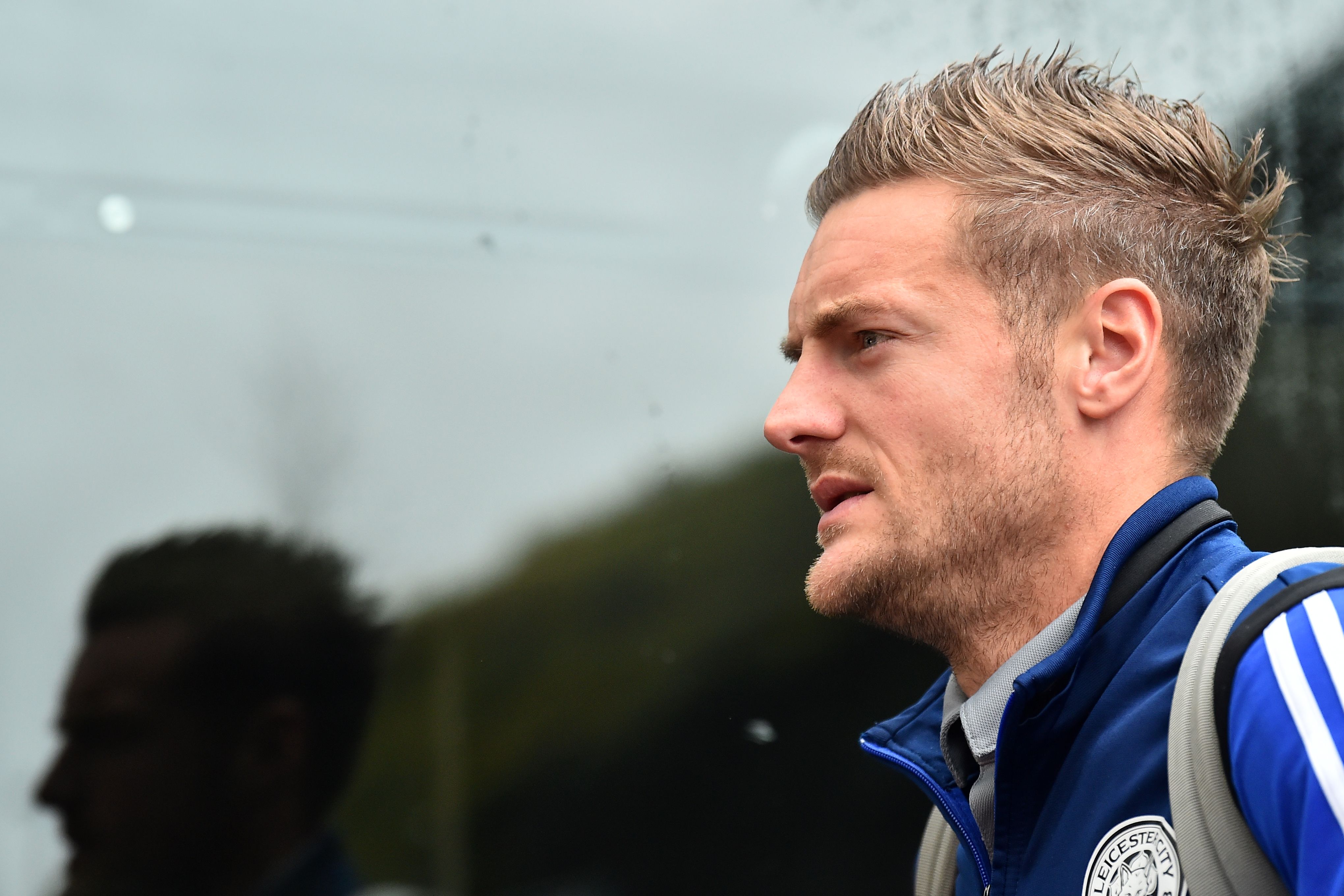 Penyerang Leicester Jamie Vardy yang tengah panceklik gol sejak akhir tahun lalu