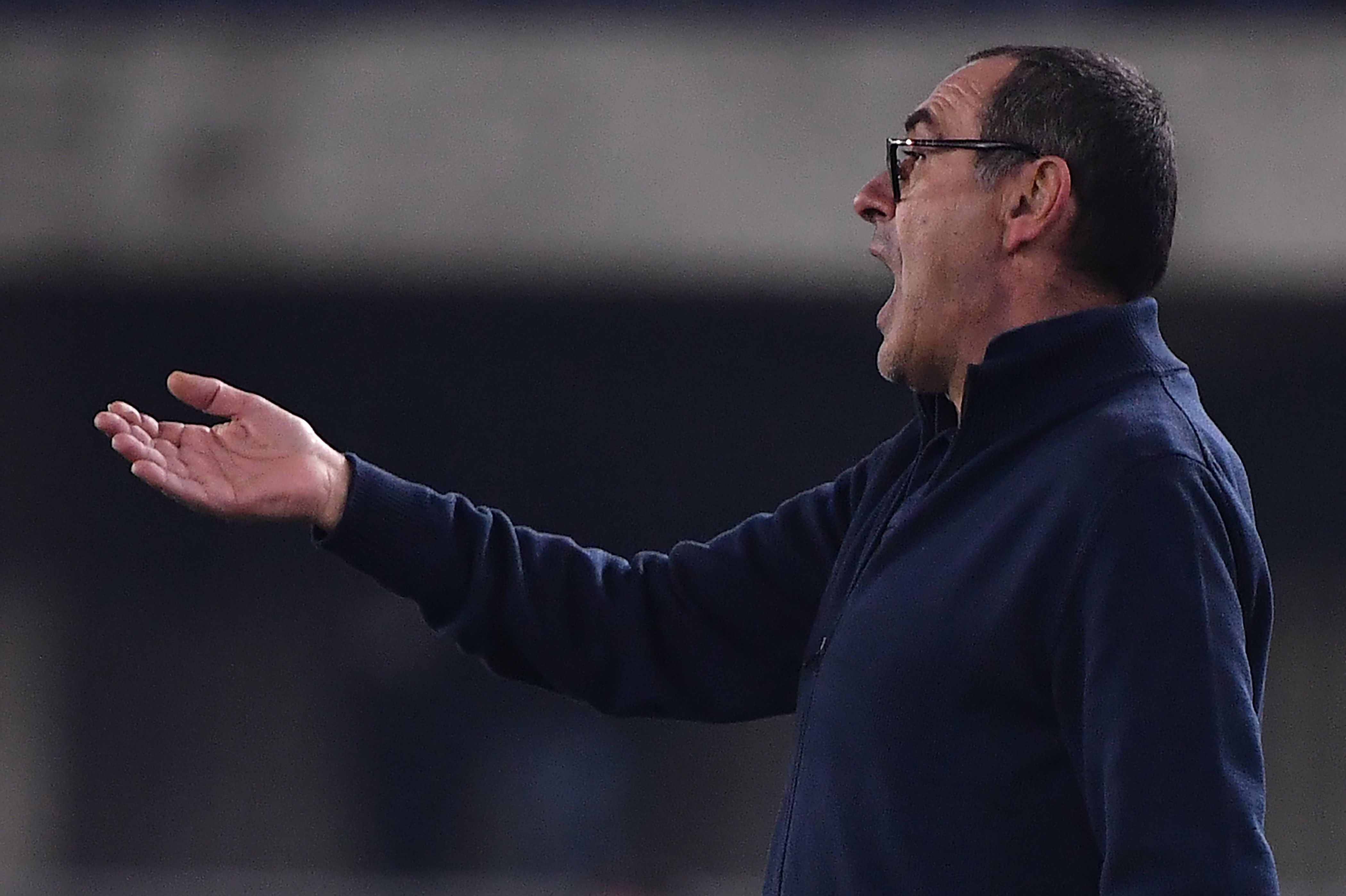 Pelatih Juventus Maurizio Sarri.